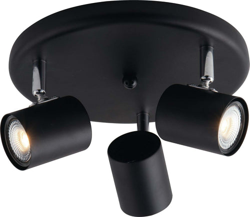 Spot Zero Orientabile Nero 3Xgu10 23,5X12Cm Illuminazione/Illuminazione per interni/Lampadari lampade a sospensione e plafoniere/Faretti da soffitto Led Mall Home - Napoli, Commerciovirtuoso.it