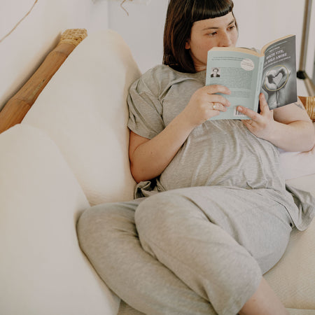 Pigiama mamma lungo bamboo Dili best Natural Picci