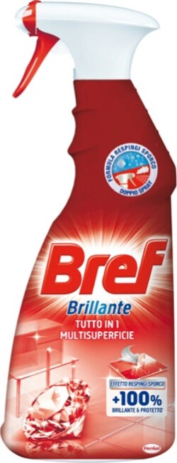Spray Brillante Multiuso - trigger 750 ml - Bref Casa e cucina/Detergenti e prodotti per la pulizia/Detergenti per la casa/Detergenti multiuso Eurocartuccia - Pavullo, Commerciovirtuoso.it