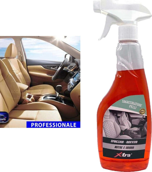 Spray Detergente Smacchiatore Pelli Smacchia Ravviva E Profumatore Auto Da 500ml Casa e cucina/Detergenti e prodotti per la pulizia/Detergenti per la casa/Detergenti multiuso Trade Shop italia - Napoli, Commerciovirtuoso.it