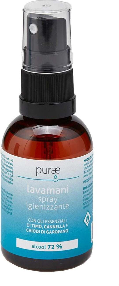 Spray disinfettante igienizzante 50 ml antibatterico lavamani pronto all'uso edg