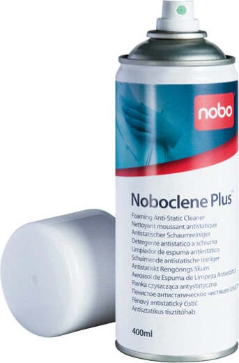 Spray Noboclean Plus per lavagne bianche - 400 ml - Nobo Cancelleria e prodotti per ufficio/Archivio ufficio e accessori per scrivania/Lavagne e bacheche/Cancellini per lavagna Eurocartuccia - Pavullo, Commerciovirtuoso.it