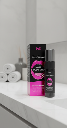 Spray per Sesso Orale gusto menta Intt Deep Throat More Pleasure Spray Alla Menta Per Sesso Orale 12 ml