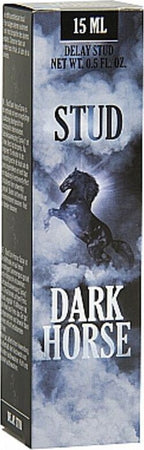 Spray ritardante Aumenta prestazioni sessuali uomo Stud Dark Horse Delay Spray - 15ml Salute e cura della persona/Erotismo e contraccezione/Prodotti per igiene e ausilio erotico/Prodotti per virilità  e ritardanti Kondorama - Martinsicuro, Commerciovirtuoso.it