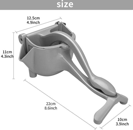 Spremiagrumi Manuale A Leva In Alluminio Con Contenitore Raccogli Succo Premuta Centrifughe e Spremiagrumi Trade Shop italia - Napoli, Commerciovirtuoso.it