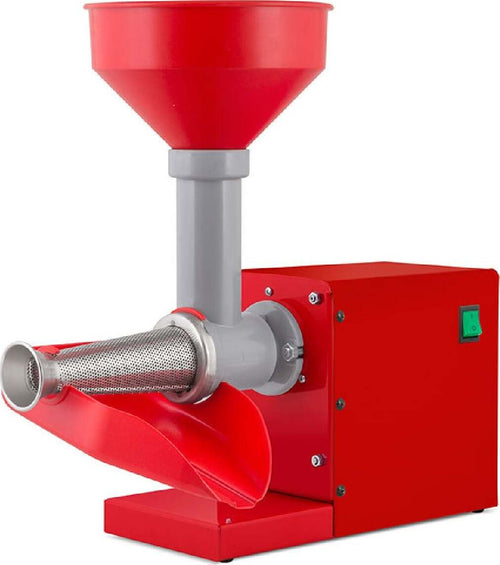 Spremipomodoro elettrico carenato con cono filtro in acciaio inox 250 W Casa e cucina/Utensili da cucina/Passapomodoro elettrici e manuali La Zappa - Altamura, Commerciovirtuoso.it