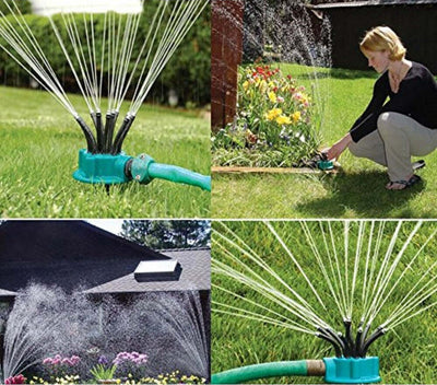 Spruzzatore Acqua Giardino Irrigatore 360 Gradi Rotante 12 Tubi Innaffia Prato Articoli da Giardino > Attrezzi da giardino > Irrigatori Trade Shop italia - Napoli, Commerciovirtuoso.it