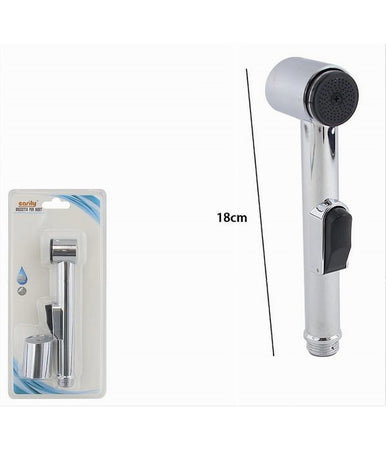 Spruzzatore Doccetta Per Bidet Wc Doccia Vasca Bagno Pulizia 18 Cm Silver 87548