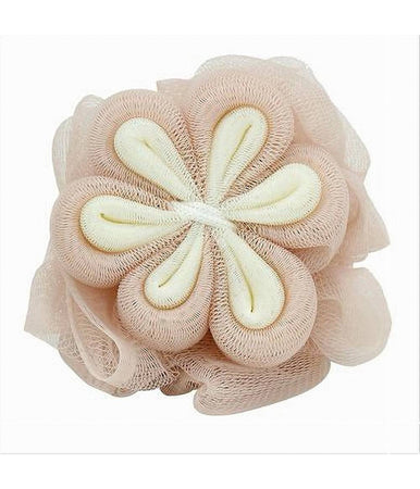 Spugna A Rete Bagno Per Doccia Con Fiore Morbida Esfoliante Scrubber Rosa 79583