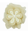 Spugna A Rete Da Bagno Doccia Con Fiore Morbida Esfoliante Scrubber Gialla 79585