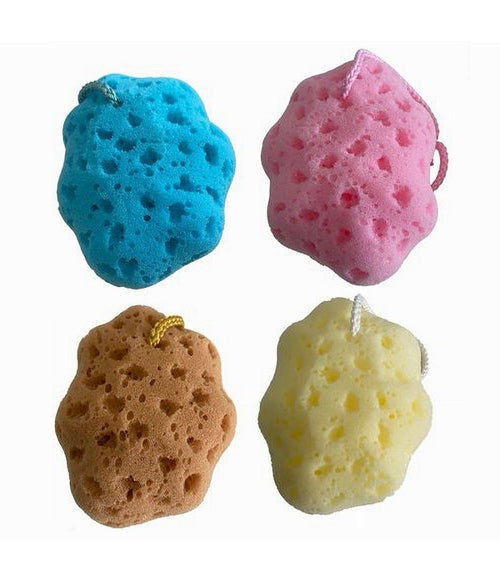 Spugna Corpo Bagno Doccia Cordino Morbida Massaggio Tonificante Colorata 79239
