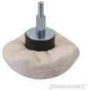 Spugna di lucidatura in cotone morbido per trapani elettrici diametro 6mm silverline
