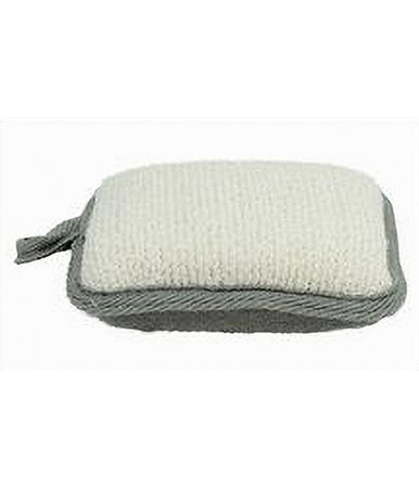 Spugna Doccia Esfoliante Bagno Per Cura Corpo Bombata 13x9.5x4.5 Cm Grigio 79653