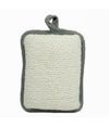 Spugna Doccia Esfoliante Bagno Per Cura Corpo Bombata 13x9.5x4.5 Cm Grigio 79653