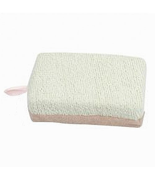 Spugna Doccia Esfoliante Tonica Rilassa Per Cura Di Pelle Corpo Bagno Rosa 79637