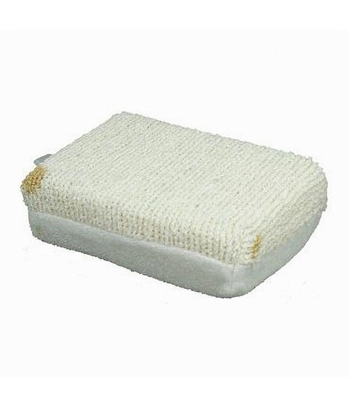 Spugna Doccia Esfoliante Tonica Rilassa Per Cura Pelle Corpo Bagno Bianca 79636
