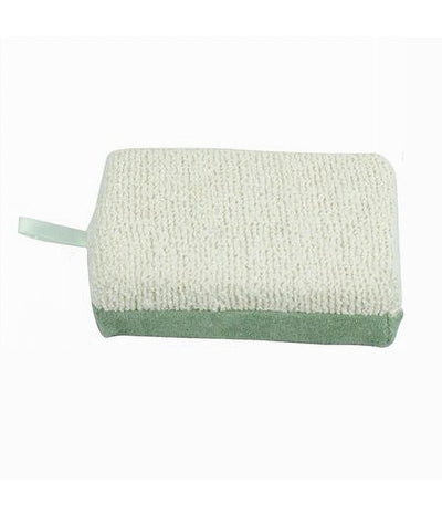 Spugna Doccia Esfoliante Tonica Rilassa Per Cura Pelle Corpo Bagno Verde 79638