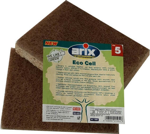 Spugna Eco Cell - abrasiva - Arix - conf. 5 pezzi Casa e cucina/Detergenti e prodotti per la pulizia/Strumenti di pulizia/Panni per pulizia Eurocartuccia - Pavullo, Commerciovirtuoso.it