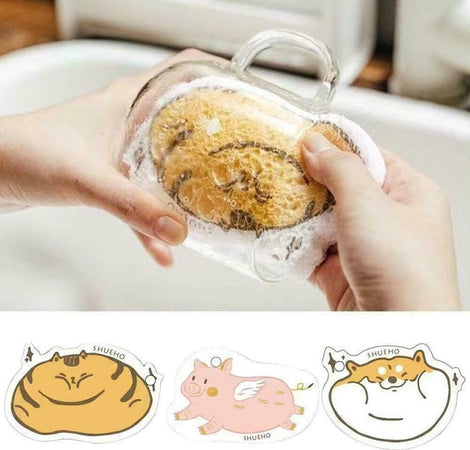 Spugna Magica Ecologica In Pasata Di Legno Pulizia Bagno Cucina A Forma Animali Casa, arredamento e bricolage > Pulizia e Bucato > Pulizia Vetri e Superfici Trade Shop italia - Napoli, Commerciovirtuoso.it