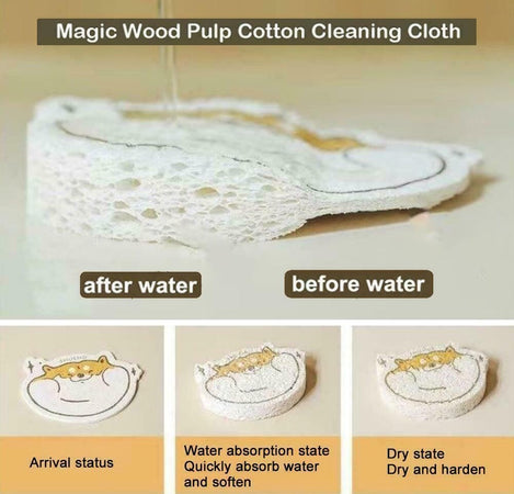 Spugna Magica Ecologica In Pasata Di Legno Pulizia Bagno Cucina A Forma Animali Casa, arredamento e bricolage > Pulizia e Bucato > Pulizia Vetri e Superfici Trade Shop italia - Napoli, Commerciovirtuoso.it