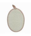 Spugna Per Doccia Bagno Esfoliante Per Cura Pelle Corpo 13x18cm Rosa Ovale 79643