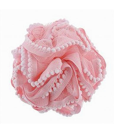 Spugna Retina Doccia Bagno Spugnetta A Rete Con Pompon Pizzo Pelle Corpo 10684