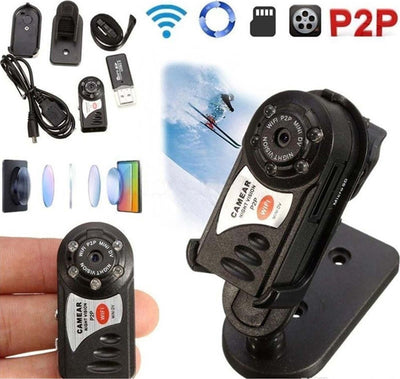 SPY CAM Q7 HD WIFI SPIA MICROSPIA MICROCAMERA MINI DV USB FOTO VIDEO ANDROID IOS  Trade Shop italia - Napoli, Commerciovirtuoso.it
