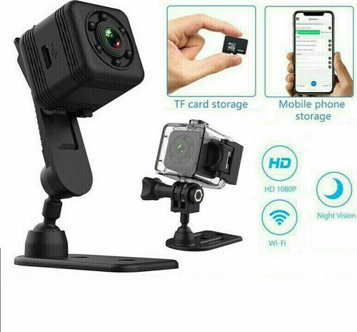SQ29 Mini Telecamera Spia WiFi Sports Camera Nascosta Spy Cam HD Wireless 360° Fai da te/Sicurezza e protezione/Sistemi di sicurezza domestica/Kit video per la sicurezza domestica/Videocamere di sorveglianza/Microcamere spia Zencoccostore - Formia, Commerciovirtuoso.it