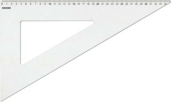 Squadra linea Profil - alluminio - 60gradi - 35cm - Arda Cancelleria e prodotti per ufficio/Scuola e materiale didattico/Materiale scolastico/Righelli e squadre Eurocartuccia - Pavullo, Commerciovirtuoso.it