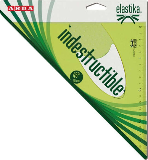 Squadra serie Elastika - 45gradi - 30cm - Arda Cancelleria e prodotti per ufficio/Scuola e materiale didattico/Materiale scolastico/Righelli e squadre Eurocartuccia - Pavullo, Commerciovirtuoso.it