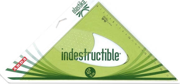 Squadra serie Elastika - 45gradi - 35cm - Arda Cancelleria e prodotti per ufficio/Scuola e materiale didattico/Materiale scolastico/Righelli e squadre Eurocartuccia - Pavullo, Commerciovirtuoso.it