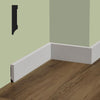 Battiscopa DIRITTO SQUADRATO in POLIMERI FeelingWood-HD 60x11mm - BIANCO (prezzo al metro)