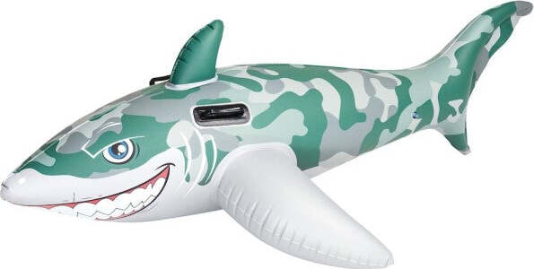 Squalo Cavalcabile Gioco Gonfiabile Per Bambini 183x102cm Mare Piscina Giochi e giocattoli/Sport e giochi all'aperto/Giochi aquatici e piscine per bambini/Canotti e gonfiabili galleggianti Trade Shop italia - Napoli, Commerciovirtuoso.it
