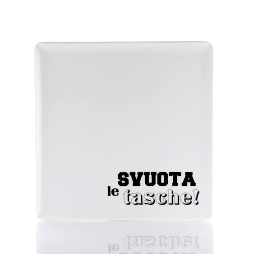 Piatto Quadrato Graffiti Le Svuota tasche ! By Weissestal