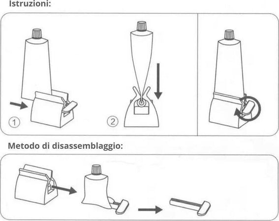 Squiz Spremi Dentifricio L 6,4 X P 3,9 X A 4,7 Cm In Plastica Spremi Dentifricio Multifunzionale Manuale Facile Da Utilizzare Casa e cucina/Bagno/Accessori per il bagno/Dosatori e porta accessori/Porta spazzolini MesmerizeD - Porto Sant’Elpidio, Commerciovirtuoso.it