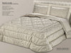 Trapunta matrimoniale art.Rebrode colore panna Mon Amour imbottitura in fibra poliestere anallergica da gr.350 Sopra tessuto: PL sotto tessuto: cotone 100%