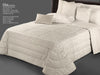 Trapunta matrimoniale art.Elba colore beige Mon Amour imbottitura in fibra poliestere anallergica da gr.350 Sopra tessuto: PL sotto tessuto: cotone 100%