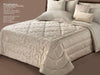 Trapunta matrimoniale art.Positano colore beige Mon Amour imbottitura in fibra poliestere anallergica da gr.350 Sopra tessuto: PL sotto tessuto: cotone 100%