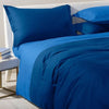 Completo copripiumino matrimoniale Caleffi art.Bicolor colore blu