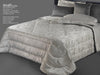 Trapunta matrimoniale art.Amalfi colore grigio Mon Amour imbottitura in fibra poliestere anallergica da gr.350 Sopra tessuto: PL sotto tessuto: cotone 100%