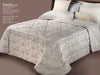 Trapunta matrimoniale art.Firenze colore beige Mon Amour imbottitura in fibra poliestere anallergica da gr.350 Sopra tessuto: PL sotto tessuto: cotone 100%