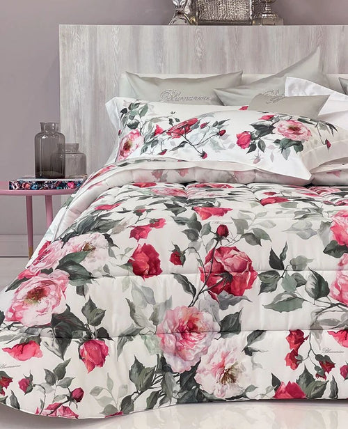 Trapunta matrimoniale invernale Blumarine art.Adele colore magenta