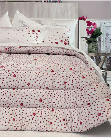 Trapunta matrimoniale invernale Blumarine art.Sogno colore rosso