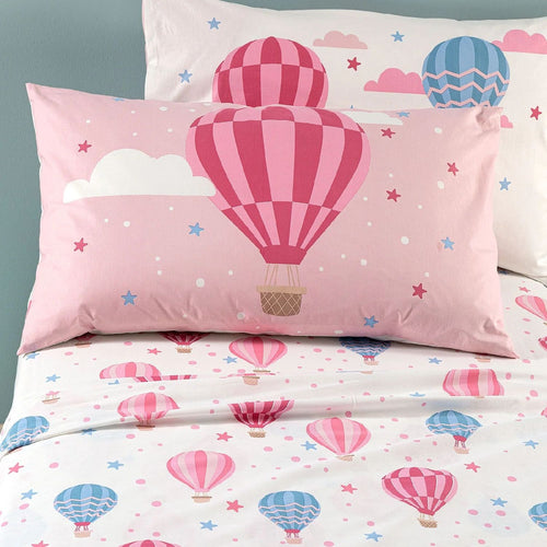 Completo lenzuola singolo Caleffi art.Star colore rosa