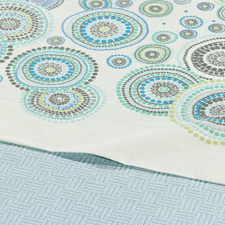 Completo lenzuola matrimoniale Caleffi art.Dea colore azzurro