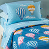 Completo lenzuola singolo Caleffi art.Mongolfiere