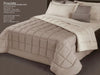 Trapunta matrimoniale art.Procida colore avorio-beige Mon Amour imbottitura in fibra poliestere anallergica da gr.350 Sopra tessuto: PL sotto tessuto: cotone 100%