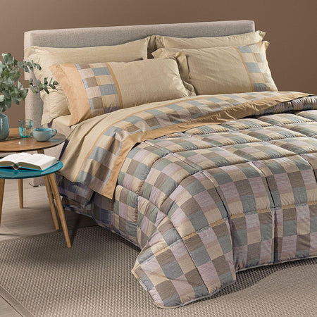 Trapunta invernale matrimoniale Caleffi art.Oslo colore Moka