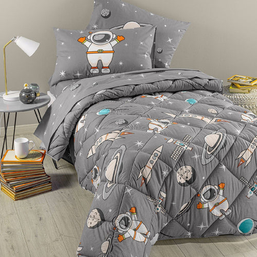 Trapunta invernale singola Caleffi art.Spazio colore grigio