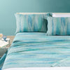 Completo lenzuola matrimoniale Caleffi art.Dune colore anice